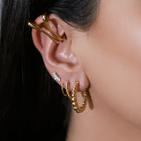 Bead Hoop Earrings