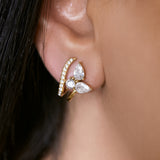 Floral Stem Earrings
