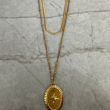 Double Chain North Star Necklace
