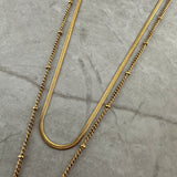 Double Chain North Star Necklace