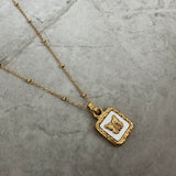 Square Butterfly Necklace